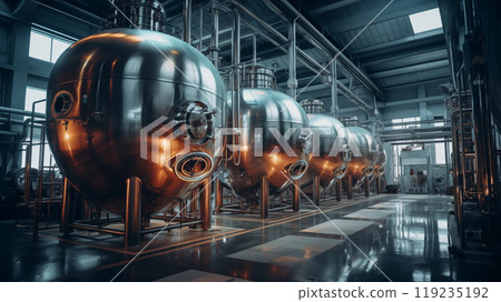 Boiler tanks in brewery factor 119235192