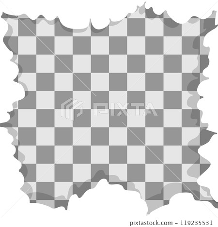 the frame is white in the form of clouds or paper around the edges for inserting photos or text. Vector illustration 119235531