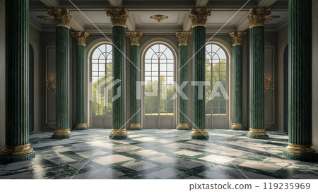 Palace interior background columns hall Palace interior background columns hall 119235969