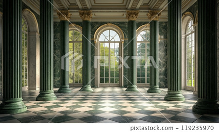 Palace interior background columns hall 119235970