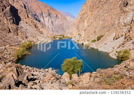 Seven Lakes in Fann mountains in Tajikistan 119236352