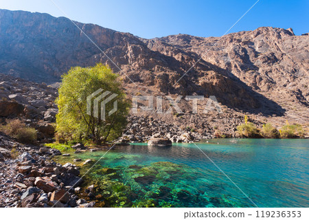 Seven Lakes in Fann mountains in Tajikistan Seven Lakes in Fann mountains in Tajikistan 119236353