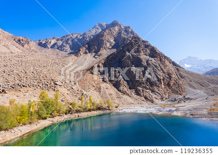 Seven Lakes in Fann mountains in Tajikistan Seven Lakes in Fann mountains in Tajikistan 119236355