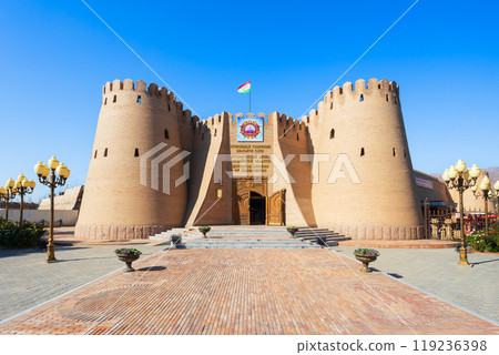 Khujand Fortress in Khujand city in Tajikistan Khujand Fortress in Khujand city in Tajikistan 119236398