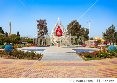 Central Park in Kulob city in southern Tajikistan Central Park in Kulob city in southern Tajikistan 119236566
