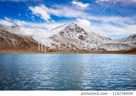 Chukur-Kul or Chukurkul lake in Murghab region, Tajikistan 119236609