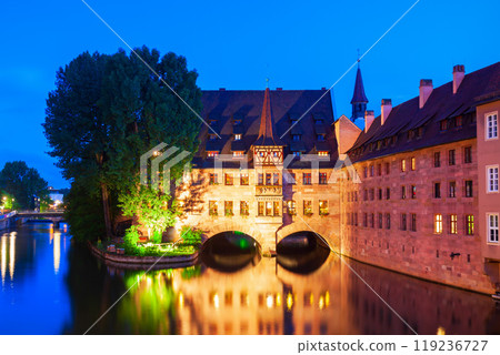Nuremberg old town in Bavaria, Germany Nuremberg old town in Bavaria, Germany 119236727
