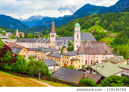 Berchtesgaden town in Bavaria, Germany 119236789