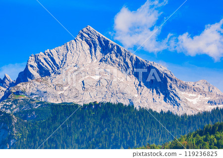 Alpspitze mountains in Bavaria, Germany 119236825