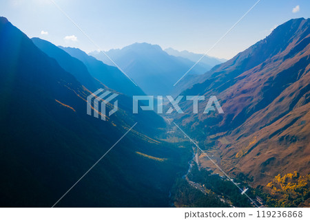Mountains in Mount Elbrus region, Russia 119236868