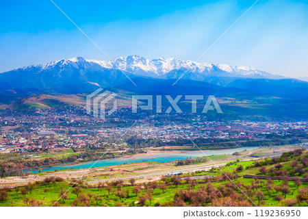 Charvak, Xojikent town in Chimgan, Uzbekistan 119236950