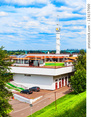 Pier at Volga river, Yaroslavl city 119237000