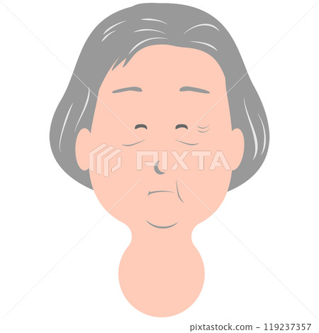 Grandmother face elderly elderly senior 119237357