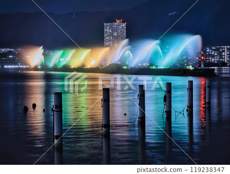 大津港的花噴泉 119238347