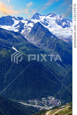 the Caucasus Mountains 119239378