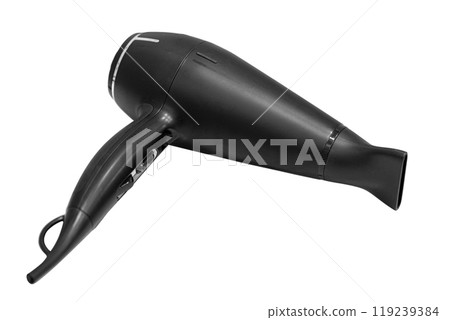 black hair dryer 119239384