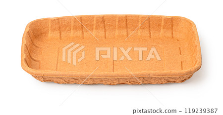 Molded recycled paper pulp protective packaging i 119239387