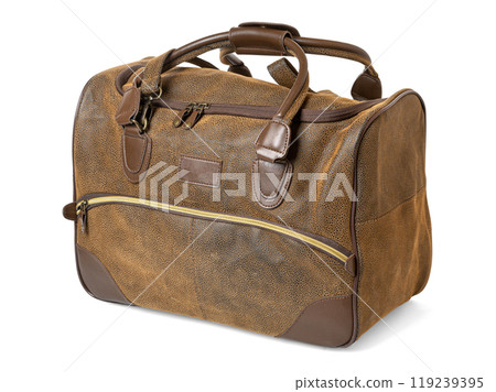 duffel bag travel case leather 119239395