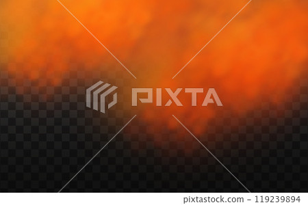 Orange vector cloudiness ,fog or smoke on dark checkered background.Cloudy sky or smog over the city.Vector illustration. Vector illustration Orange vector cloudiness ,fog or smoke on dark checkered background.Cloudy sky or smog over the city.Vector illustration. Vector illustration 119239894