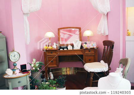 Jinju-si, Gyeongsangnam-do, Republic of Korea - 2024-01-10: Beautiful 24K gold jewelry with designs similar to luxury items on display at a Korean jewelry store 119240303