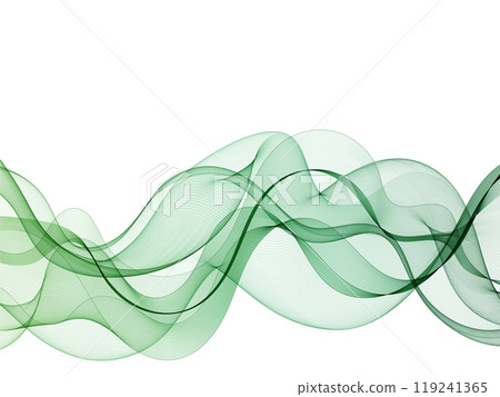 Green wave. abstract vector graphics. Green wave. abstract vector graphics. 119241365