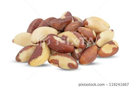 brazil nut isolated on white background 119241867