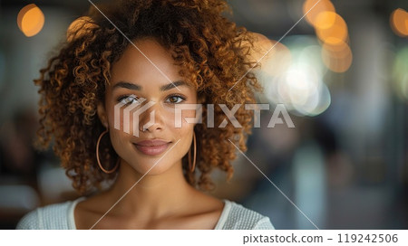 A woman leading a team discussion diversity in the workplace 119242506