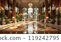 A VR design of a spacious and elegant foyer. 119242795