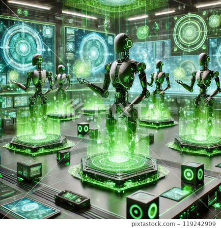 AI robot AI robot 119242909