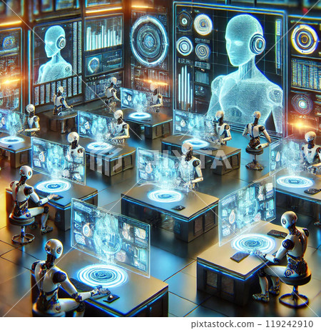 AI robot AI robot 119242910