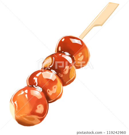 Mitarashi Dango Looks So Delicious 119242960