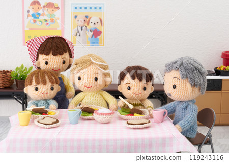 Amigurumi 娃娃每個人的自助餐廳圖像 Amigurumi 娃娃每個人的自助餐廳圖像 119243116