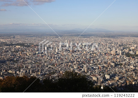 札幌市、藻岩山頂展望台的夜景 札幌市、藻岩山頂展望台的夜景 119243222