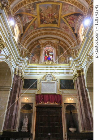 St. Paul's Cathedral in the silent ancient city of Mdina 119243245