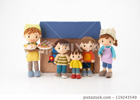 Amigurumi 娃娃每個人的自助餐廳圖像 119243549