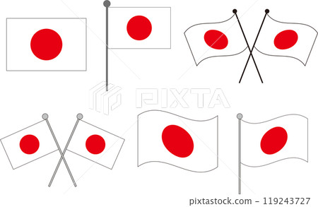 日本國旗 (Hinomaru/日本國旗) 設置 119243727