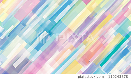 柔和色彩的彩色圖案 119243878