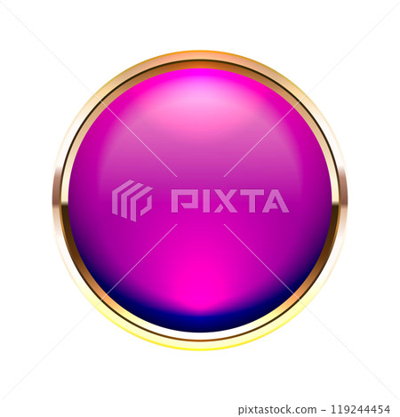 Glowing glass buttons with a luxurious design 119244454