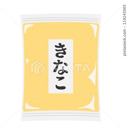 Illustration of Kinako in a pack Illustration of Kinako in a pack 119245005