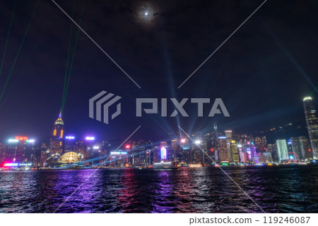 Hong Kong Night View Symphony of Lights Hong Kong Night View Symphony of Lights 119246087