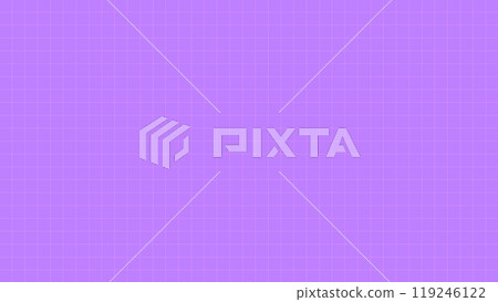 Simple purple background material with a graph paper-like grid - Simple thin line pattern - 16:9 119246122