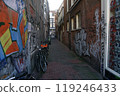 Underexposed in the back alleys of Amsterdam, Netherlands 119246433