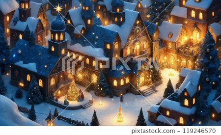 Christmas Town Winter Town 119246570