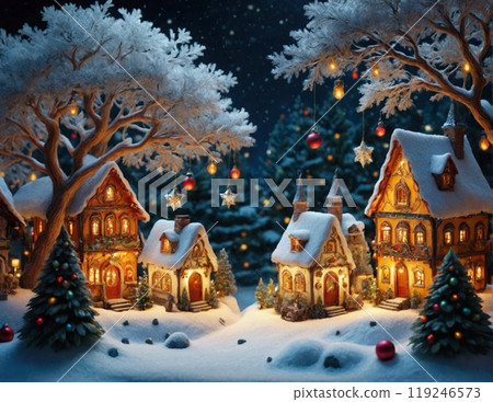 Christmas Town Winter Town 119246573