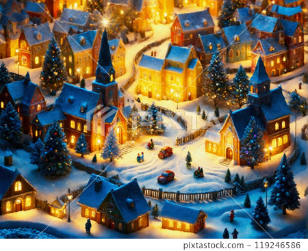 聖誕小鎮 冬季小鎮 119246586