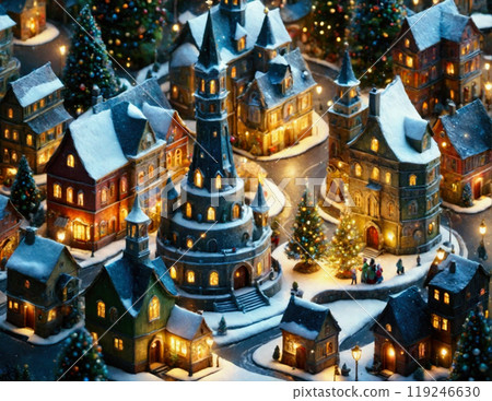 Christmas Town Winter Town 119246630