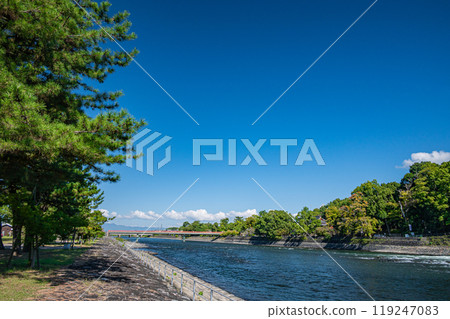 View of the Uji River from Tonoshima 119247083