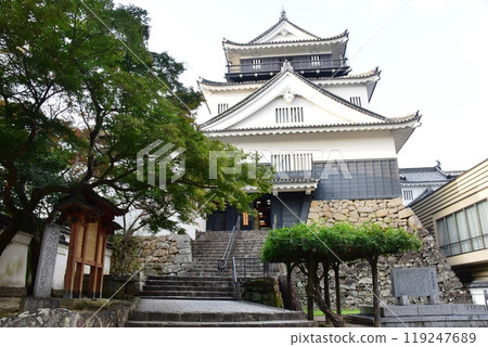 愛知縣岡崎公園的岡崎城天守閣 愛知縣岡崎公園的岡崎城天守閣 119247689