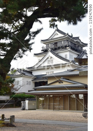 愛知縣岡崎公園的岡崎城天守閣 愛知縣岡崎公園的岡崎城天守閣 119247690