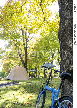 Camping and cycling image (Hiruzen Plateau) Camping and cycling image (Hiruzen Plateau) 119247984